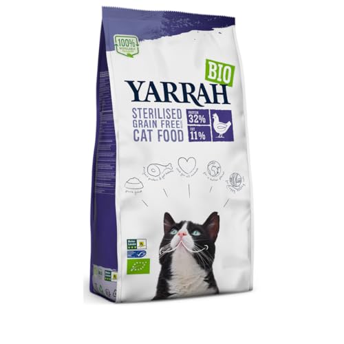 YARRAH Sterilised Grain Free Cat Food, Trockenfutter, 6kg (5er Pack) von Yarrah