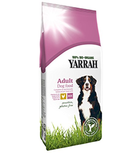 Yarrah 3er-Set Bio Hundefutter Sensitive Huhn, Reis 10kg von Yarrah