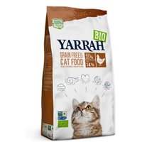 Yarrah Bio Trockenfutter für Katzen Adult/Kätzchen Huhn & Fisch (MSC) 2,4 kg von Yarrah