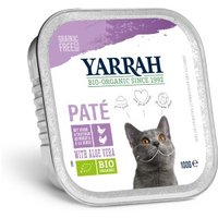 Yarrah Bio Pastete Adult Huhn & Truthahn 16x100 g von Yarrah