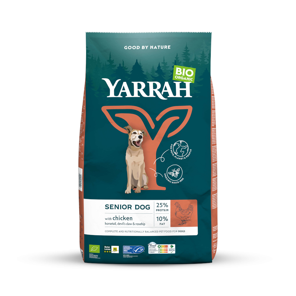 Yarrah Bio Trockenfutter zum Sonderpreis! - 10 kg Senior mit Bio Huhn Yarrah Bio Trockenfutter zum Sonderpreis! - 10 kg Senior mit Bio Huhn von Yarrah