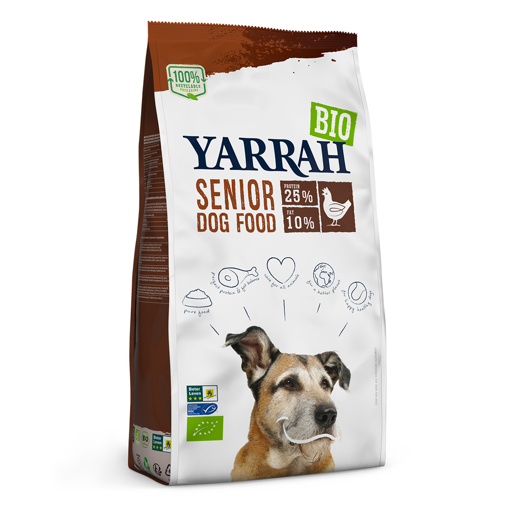 Yarrah Bio zum Sonderpreis! - 10 kg Senior mit Bio Huhn von Yarrah