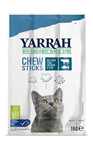 Yarrah Org Cat Kaustäbchen, 15 g, 5 Stück von Yarrah