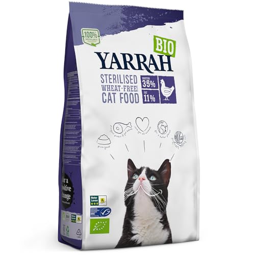 Yarrah - Trockenfutter für sterilisierte Katzen Bio - 0,7 kg - 6er Pack von Yarrah