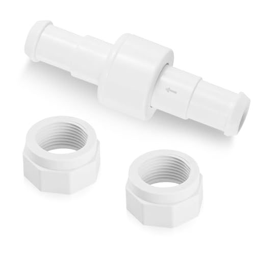Pool Cleaner Hose Swivel Nut Kits, D20 Pool Schlauch Kugellager Drehgelenk mit D15 Schlauchmuttern Ersatz Nut Kompatibel mit P-o-laris 180, 280, 380, Ersatzteile für Poolreiniger Pool Cleaner Hose Swivel Nut Kits, D20 Pool Schlauch Kugellager Drehgelenk mit D15 Schlauchmuttern Ersatz Nut Kompatibel mit P-o-laris 180, 280, 380, Ersatzteile für Poolreiniger von Yarteim