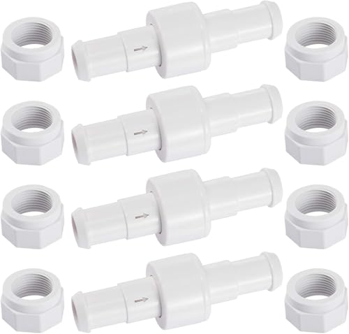 Pool Cleaner Hose Swivel Nut Kits, D20 Pool Schlauch Kugellager Drehgelenk mit D15 Schlauchmuttern Ersatz Nut Kompatibel mit P-o-laris 180, 280, 380, Ersatzteile für Poolreiniger Pool Cleaner Hose Swivel Nut Kits, D20 Pool Schlauch Kugellager Drehgelenk mit D15 Schlauchmuttern Ersatz Nut Kompatibel mit P-o-laris 180, 280, 380, Ersatzteile für Poolreiniger von Yarteim