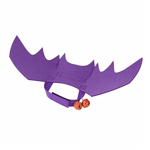 Yatlouba Halloween Haustier Fledermausflügel - Hunde-Fledermaus-Kostü, Katzen-Halloween-Fledermaus-Welpen-Outfits | Katzenkostü für Halloween und Weihnachten von Yatlouba