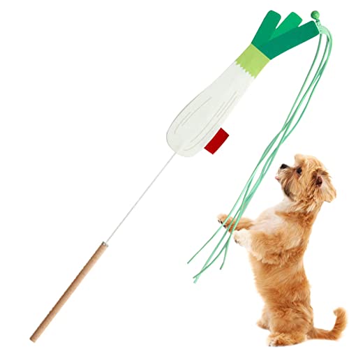 Yatlouba Katze Zauberstab Spielzeug - Weizen/Zwiebeln Katzen-Schnur-Spielzeug - Interaktives Katzen-Stick-Training, leichte, interaktive Spielzeugbälle für das Training und Spielen von Kätzchen von Yatlouba