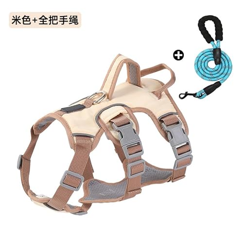 Dog Harness, Anti-Pull Harness, Escape Proof, Panic Harness for Dogs, Padded and Breathable, Chest Harness for Medium and Large Dogs von Yavitality