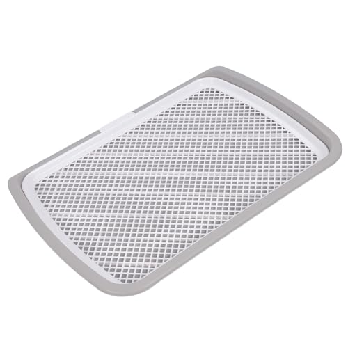 Abnehmbare, Waschbare Haustier-Pads aus Netzstoff für Welpentöpfchen, Kleine Hunde, G-Farbe, Welpen-Toilettentablett, Hundetöpfchenbox (Gray) von Yctze