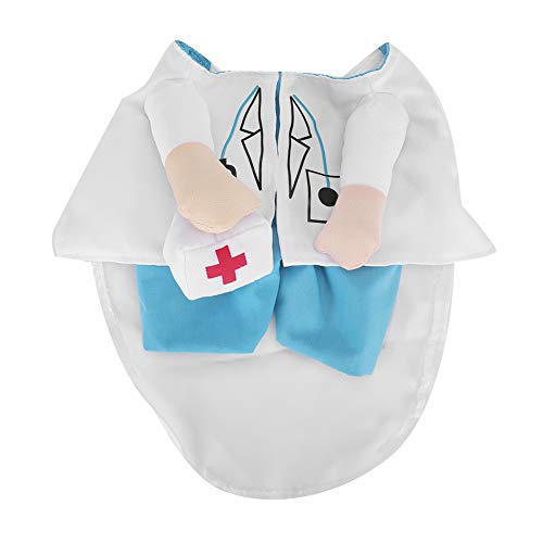 Katzen-Doktor-Kostüm, Katzen-Halloween-Kostüme, Cosplay, Party, Hundekleidung, Arzt-Anzug, Verkleidungskostüm, Arzt-Kostüm-Outfit, Katzenbekleidung, Niedliche Uniform für Kleine von Yctze