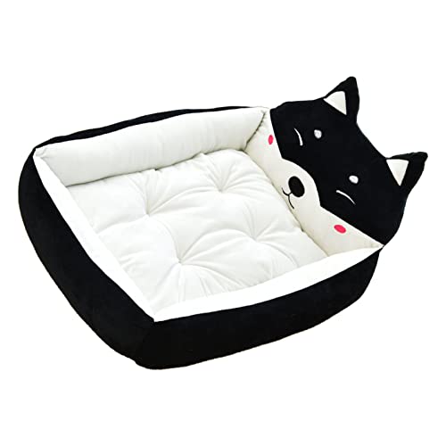 P Cartoon-Hundebett für Kleine Haustiere, Winter, Warm, Waschbar, Cartoon-Haustierbett für Katzen, Hunde, Akita, ca. 50 Cm/19,7 Zoll, Geeignet für Haustiere mit Einem Gewicht von P Cartoon-Hundebett für Kleine Haustiere, Winter, Warm, Waschbar, Cartoon-Haustierbett für Katzen, Hunde, Akita, ca. 50 Cm/19,7 Zoll, Geeignet für Haustiere mit Einem Gewicht von von Yctze