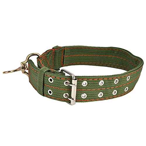 Verstellbares Schaf-/Hundehalsband: Hochwertiges Canvas-Halsband für die Viehhaltung und Veterinärausrüstung (L) von Yctze