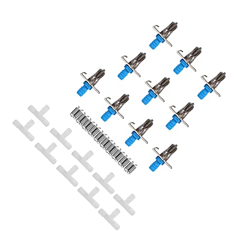 Yctze 10 Stück Kaninchentrinker-Nippeltränke, Doppelte Hängefedern, Automatisches Trinkwasserwerkzeug von Yctze