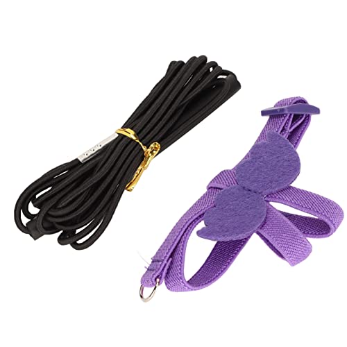 Yctze Harn-Seil, Ultraleichtes Traktionsseil, Vogel-Release-Seil M PleBird Harn und LeineBird Harn und Le Er Light Bite Harn Traktionsseil mit Flügelgriff M Ple (Purple) von Yctze