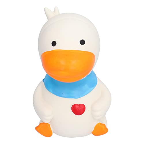 Yctze Latex Duck Dog le und e Interaktive Quietscheente Zum Kauen und Spielen von Welpen (White) von Yctze