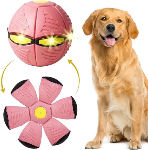 YeahBoom Haustier Spielzeug Frisbee Ball,Fliegend Untertasse Ball Spielzeug für Hunde,Fliegender Ball für Hunde,Pet Toy Frisbee Ball Hund,Fliegender Ball, Premium Hundeball von YeahBoom