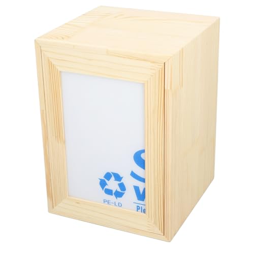 Yechiry Haustier-Gedächtnisurnen, Pet Photo Memory Box, Holz Hund Katze Beerdigung Kremation Urnen Pet Memorial Erinnerungsbox Hund Asche Box mit Fotorahmen für Asche, Katze Oder Hund von Yechiry