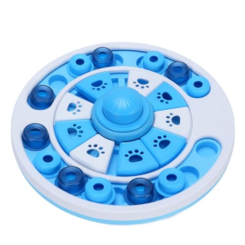 Yechiry Langsame Feeder Bowl, Hunde Food Puzzle Feeder Toys, Haustier Intelligence Fun Interactive Treating Game Haustier Fütterung Spielzeug für IQ -Training Geistige Anreicherung (Blue) von Yechiry