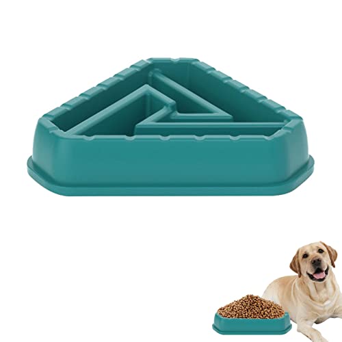 Langsamer Futternapf für Hunde,Hundenapf Slow Feeder Large Breed - Triangle Slow Food Bowl, Anti-Erstickungs-Slow Food Bowl Hundenapf, Pet Slower Food Fressnäpfe stoppen Blähungen von Yeeda