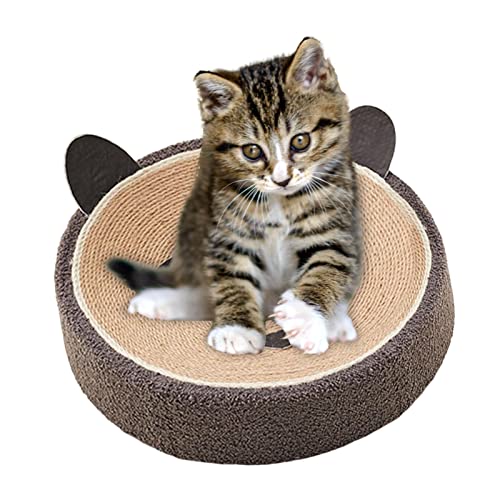 Yeeda Panda Kratzunterlage Katzenbett | Niedliches Katzenbett mit Sisal-Seil überzogene Kratzunterlagen - Mehrzweck-Katzenbett und Klauenkratzer, Katzen-Übungsspielzeug für Hauskatzen und Kätzchen von Yeeda