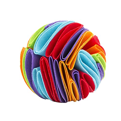 Yeeda Pet Smelling Ball Verbesserte Version, Dog Smelling Ball, Pet Foldable Toy, Pet Smell Training Toy. von Yeeda