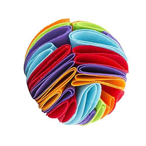 Yeeda Pet Smelling Ball Verbesserte Version, Dog Smelling Ball, Pet Foldable Toy, Pet Smell Training Toy. von Yeeda