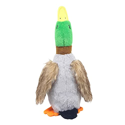 Yeeda Plüsch Ente Hundespielzeug, Hund Quietschspielzeug, Quacking Mallard Duck Pet Dog Toy, Pet Biting Training Playing Chew Toys, Dog Chew Toy, Plush Gift von Yeeda