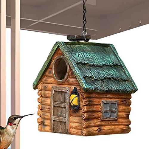 Yeeda Vogelhäuser zum Aufhängen im Freien, Blumen Vogelhaus Innen, Vogelkasten Vogelhäuser Nest, wasserdichte dekorative Vogelhäuser für Balkon, Garten von Yeeda