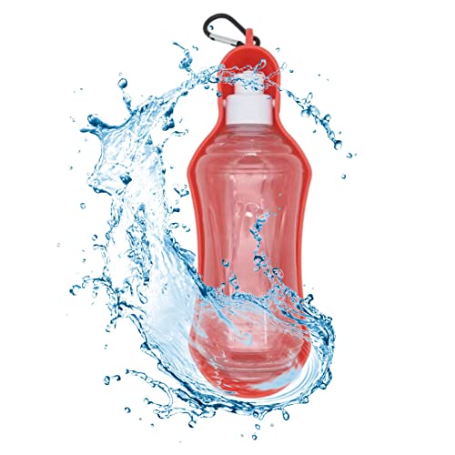 Yeeda Wasserflasche für Hunde, zusammenklappbarer Wassernapfspender für Hunde, tragbare Hunde-Wasserflasche für Spaziergänge, Wandern, Reisen, Haustier-Wasserflaschen für kleine, mittelgroße und von Yeeda