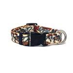 Hundehalsband im Cowboy-Design, Gelb, Retro Cowboy, Small 10" - 14" von Yellow Dog Design