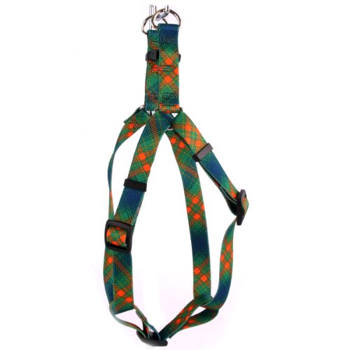 Yellow Dog Design Green Kilt Step-In Dog Harness 3/4" Wide and Fits Chest Circumference of 15 to 25", Medium von Yellow Dog Design