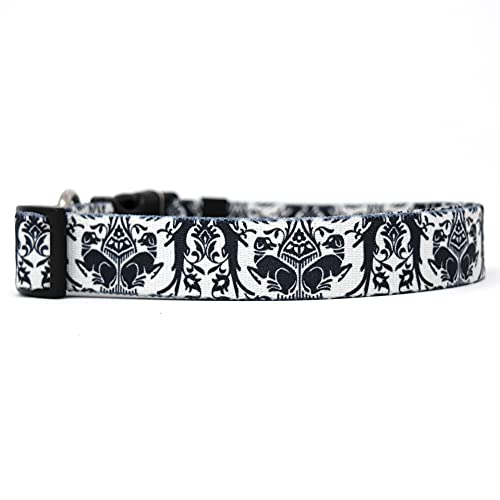 Yellow Dog Design Toile Dog Collar-Size Teacup-3/8 inch Wide and fits Neck Sizes 4 to 9 inches von Yellow Dog Design