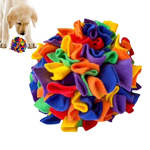 Yemyap Leckerli-Matte für Hunde,Slow Feeder Kleine Hundebälle | Treat Ball Food Dispensing Toys für Haustierzähne reinigen, kauen, apportieren, Dog Ball Toys Interactive von Yemyap
