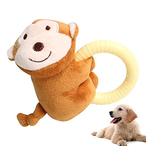 Yemyap Quietschendes Hundespielzeug - Quietschendes Spielzeug für Hunde mit Griffen | Quietschendes Hündchenspielzeug, lustiges Hundekauspielzeug, Hundekauspielzeug für kleine, mittelgroße Hunde von Yemyap