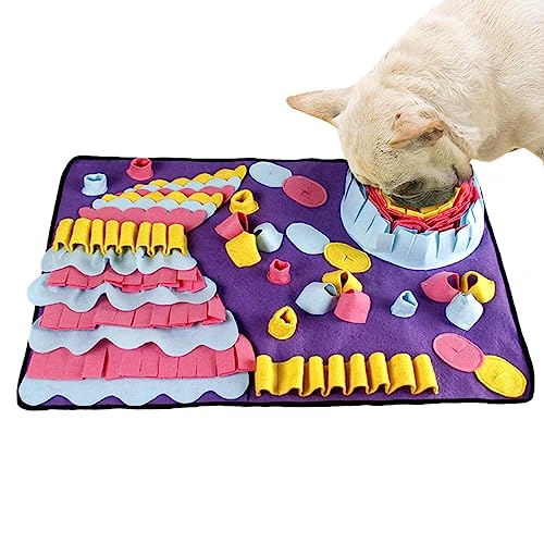 Yemyap Schnupftabakmatte - Futterrätsel für Hunde - Leckerli-Matte für Hunde, Futtermatte für Hunde, Futtermatte für Hunde, Spielzeug zur Bereicherung für Hunde, Grabspielzeug für Hunde, Langeweile von Yemyap