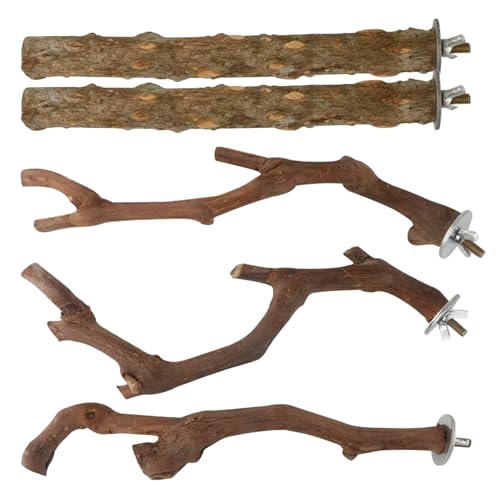 Vogelperch 5pcs/Set natürlicher Papagei von Yeory