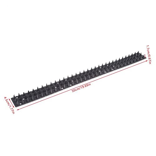 Yeory Plastikvogelspitzen Anti -Beig -Zaun -Wand Spikes Gartensicherheit für Katze Eindringling Ablagerung 10 Prozent, Vogelspitzen von Yeory