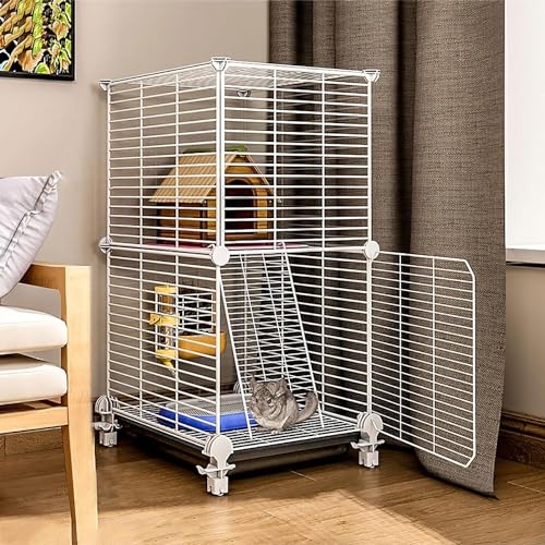 Katzengehege, Katzenkäfig für den Innenbereich, Frettchenkäfig, Chinchillakäfig, Kleintierkäfige, Katzenhaus, DIY-Laufstall für Haustiere, Haustierkäfige für den Innenbereich für Frettchen, Kätzchen, von YhOuuA