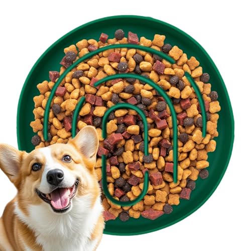 Yhsioaklo Cat Slow Feeder - Katze Hund Nassfutter Schüssel Slow Feeder - Anti-Rutsch-Silikon-Schale, gesunde Ernährung Futterhalter für kleine Rassen Tiere Indoor Outdoor Yhsioaklo Cat Slow Feeder - Katze Hund Nassfutter Schüssel Slow Feeder - Anti-Rutsch-Silikon-Schale, gesunde Ernährung Futterhalter für kleine Rassen Tiere Indoor Outdoor von Yhsioaklo