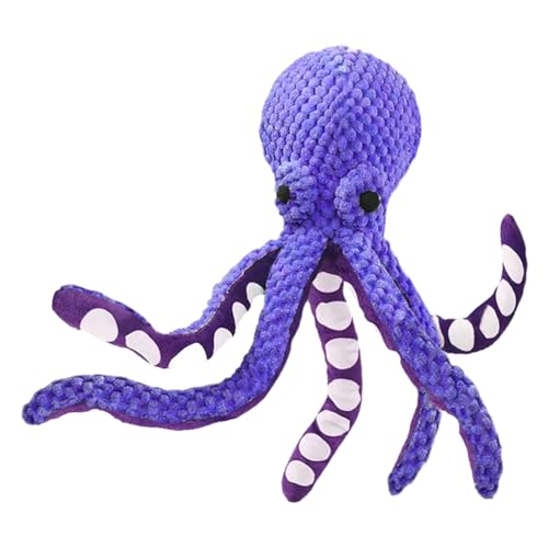 Yhsioaklo Oktopus Hund Spielzeug | Octopus Plüsch | Welpenspielzeug | Interaktives quietschendes Sound -Spiel Chewer für Spielreisen Indoor Beach Outdoor Pool Yhsioaklo Oktopus Hund Spielzeug | Octopus Plüsch | Welpenspielzeug | Interaktives quietschendes Sound -Spiel Chewer für Spielreisen Indoor Beach Outdoor Pool von Yhsioaklo