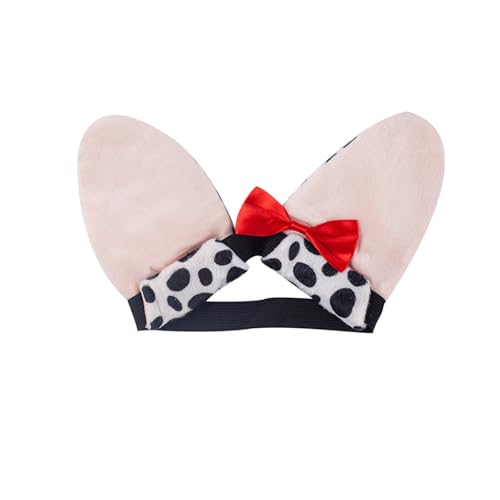 Hunde Haar Reif Set Hunde Ohren Stirnband Plüsch Schwanz Bowtie Schöne Tiere Kostümzubehör Für Halloween Party Set Für Halloween Party von YiQinzcxg