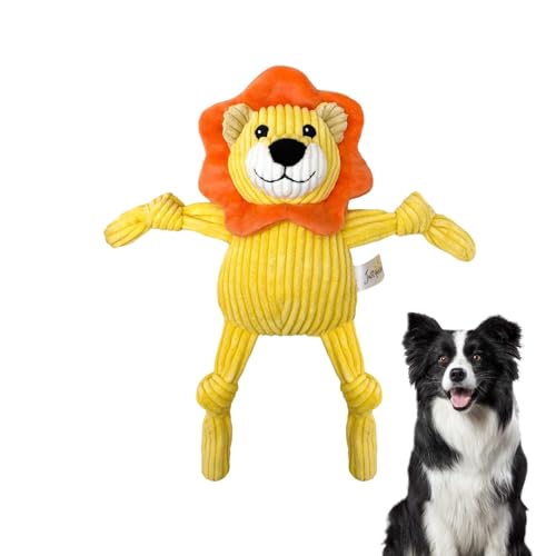 Yianyal Chew Doggie Toys | Quietschendes Hundekauspielzeug - Tierförmiges weiches Hundezahnspielzeug, Plüsch-Hundekauspielzeug für kleine Hunde, Haustiere, Katzen von Yianyal