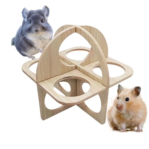 Yianyal Hamster Versteck, Hamster Versteck, Holzhaus für Hamsterkäfig Zubehör Zum Schlafen und Spielen Indoor Outdoor Frettchen Goldhamster Unterwegs Yianyal Hamster Versteck, Hamster Versteck, Holzhaus für Hamsterkäfig Zubehör Zum Schlafen und Spielen Indoor Outdoor Frettchen Goldhamster Unterwegs von Yianyal