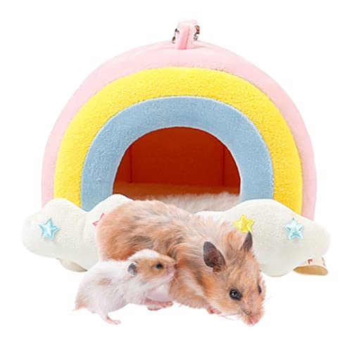 Yianyal Hamsterbett – Hamster-Baumwollnest, Baumwollnest, Kleintier-Lebensraum, warmes Nest für Hamster, Meerschweinchen, Igel von Yianyal