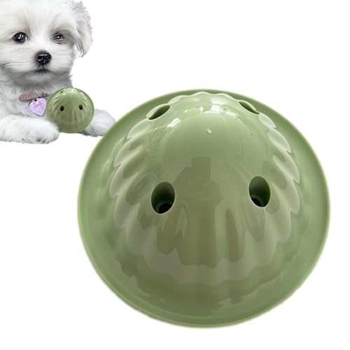 Yianyal Hundefutterspender-Spielzeug – Kau- und Spiel-Leckerli-Spielzeugball, langsames Füttern, robustes Puzzle-Spielzeug für Gehirnstimulation, Zahnreinigungsspielzeug für Mundgesundheit von Yianyal