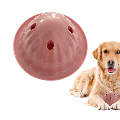 Yianyal Leckerli-Spender für Hunde – Kau- und Spiel-Leckerli-Spielzeug-Ball | Langsamer Feeder, robustes Puzzle-Spielzeug für Gehirnstimulation, Zahnreinigungsspielzeug für Mundgesundheit von Yianyal