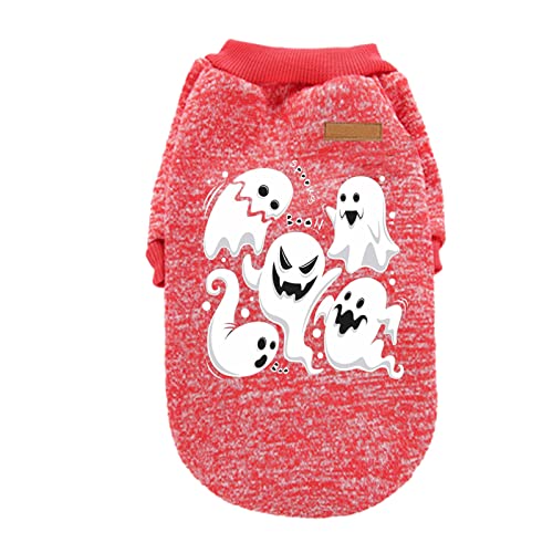 Yiartion Halloween Shirts Puppy Shirts Haustier Kleidung Lustige Halloween Cosplay Haustier Kostüme von Yiartion