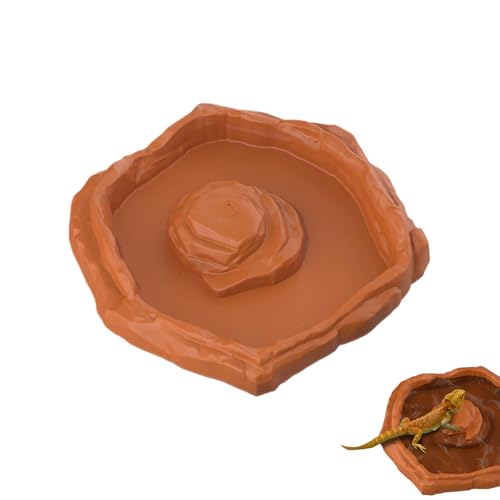 Yidueace Schildkröten Fressnapf - Reptilien Badebecken - Ausbruchsichere Wasserschüssel Mit Rampe Für Terrarium Lebensraum Und Freigehege Für Gecko Bartagame Schlange Schildkröte Yidueace Schildkröten Fressnapf - Reptilien Badebecken - Ausbruchsichere Wasserschüssel Mit Rampe Für Terrarium Lebensraum Und Freigehege Für Gecko Bartagame Schlange Schildkröte von Yidueace