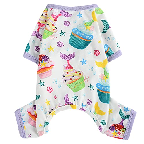 Hunde-Pyjama für kleine Hunde, weicher, dünner Schlafanzug, Jammies, Katze, Hund, Sommer, Haustier, niedlich, Welpen, Kleidung, Outfits für Hunde, Jungen und Mädchen von Yikeyo